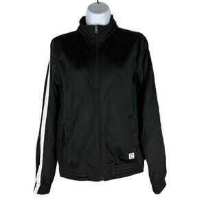Cheerleading.Com Dancewear Jacket Junior S Black White Striped Long Sleeve